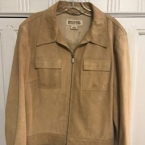 Michael Kors Tan Suede Jacket size XL